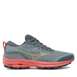 Buty do biegania Mizuno. Szare obuwie sportowe Mizuno, bez zapięcia, do biegania, mizuno wave. Za 559.99 zł.