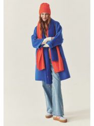 TATUUM Wełniany płaszcz w kolorze niebieskim rozmiar: M. Niebieskie płaszcze Tatuum, m, bez wzorów, z wełny, bez kaptura. Za 678.95 zł.