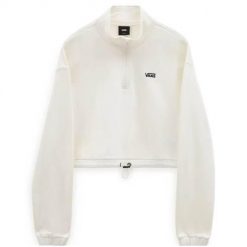 Bluza sportowa damska Vans Left Chest Half Zip. Białe bluzy Vans, m, bez wzorów, bez kaptura. Za 425.00 zł.