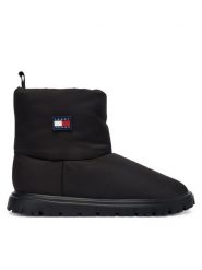 Tommy Jeans Śniegowce Tjw Snow Boot EN0EN02823 Czarny. Czarne trapery i śniegowce Tommy Jeans, z jeansu. Za 519.99 zł.