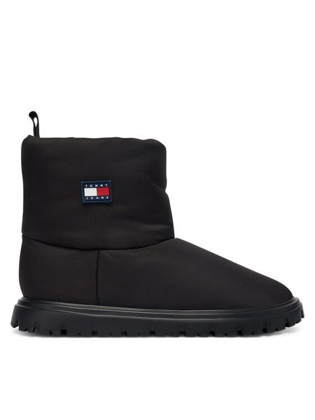 Tommy Jeans Śniegowce Tjw Snow Boot EN0EN02823 Czarny. Czarne trapery i śniegowce Tommy Jeans, z jeansu. Za 419.99 zł.