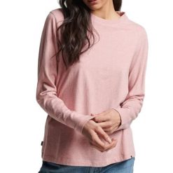 Koszulka turystyczna damska SuperDry Vintage Logo Emb. Czerwone koszulki sportowe Superdry, bez wzorów, z bawełny, bez ramiączek. Za 80.00 zł.
