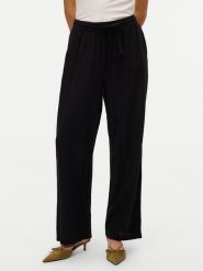 Vero Moda Spodnie materiałowe Linn 10305091 Czarny Loose Fit. Czarne spodnie materiałowe Vero Moda, s, bez wzorów, z materiału. Za 159.99 zł.