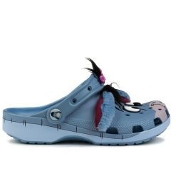 Klapki sportowe chodaki Crocs WTP EEYORE CLS CLG. Niebieskie klapki Crocs, bez wzorów, bez obcasa. Za 289.00 zł.