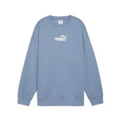 Damska bluza oversize Essentials Nature 2.0 z okrągłym dekoltem PUMA. Niebieskie bluzy sportowe Puma, s, bez wzorów, bez kaptura. Za 229.00 zł.
