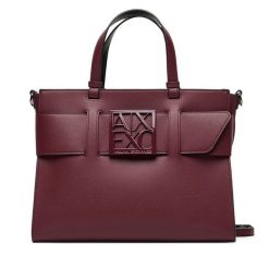 Torebka Armani Exchange. Czerwone torebki klasyczne Armani Exchange, bez wzorów, bez dodatków. Za 759.99 zł.