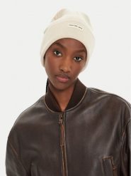 Calvin Klein Czapka Inst Patch Beanie K60K612322 Beżowy. Brązowe czapki Calvin Klein, bez wzorów, z bawełny. Za 199.99 zł.
