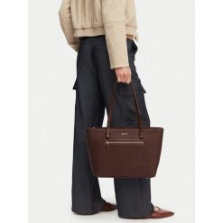 Torebka MEXX. Brązowe shopper Mexx, bez wzorów, bez dodatków. Za 229.99 zł.