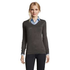 Damski Sweter Glory. Brązowe swetry SOL'S, s, bez wzorów, bez ramiączek. Za 158.99 zł.