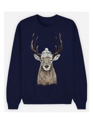 WOOOP Bluza "Outside" w kolorze granatowym rozmiar: XXL. Niebieskie bluzy Wooop, xxl, bez wzorów, z bawełny, bez kaptura. Za 83.62 zł.