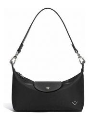 SUVRAI Torebka w kolorze czarnym - 27 x 15 x 10 cm rozmiar: onesize. Czarne torby na ramię SUVRAI, bez wzorów, z materiału, na ramię, bez dodatków. Za 108.99 zł.