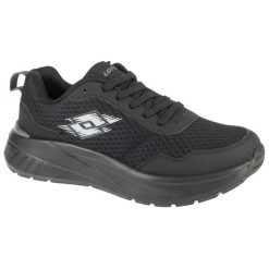 Buty sportowe Sneakersy unisex, Dynativ OC. Czarne obuwie sportowe Lotto, bez zapięcia, trekkingowe. Za 145.00 zł.