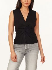 Scotch & Soda Top w kolorze czarnym rozmiar: L. Czarne topy Scotch & Soda, l, bez wzorów, bez kołnierzyka, bez ramiączek. Za 118.84 zł.