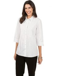 WITT WEIDEN Bluzka w kolorze białym rozmiar: 46. Białe bluzki WITT WEIDEN, bez wzorów, z bawełny, bez kołnierzyka, bez ramiączek. Za 69.99 zł.