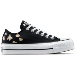 Buty sportowe Converse Chuck Taylor All Star Lift. Czarne obuwie sportowe Converse, bez zapięcia. Za 490.00 zł.