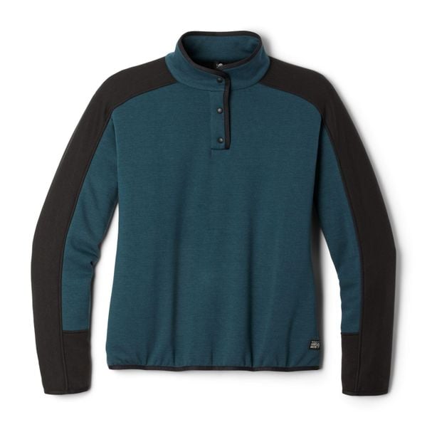 Damski sweter z golfem Mountain Hardwear Camplife. Czarne golfy Mountain Hardwear, bez wzorów, bez ramiączek. Za 467.00 zł.