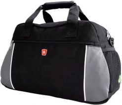 Torba podróżna/sportowa Traveller Casual czarna. Czarne torby na ramię Erima, bez wzorów, z materiału, casualowe, na ramię, bez dodatków. Za 211.99 zł.
