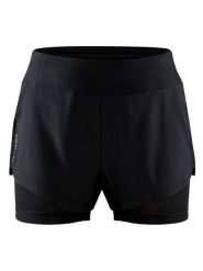 Craft Spódnico-spodenki sportowe "ADV Essence" w kolorze czarnym rozmiar: XL. Czarne spódnice Craft, xl, bez wzorów, z materiału, sportowe, bez kołnierzyka, bez ramiączek, sportowe. Za 127.65 zł.