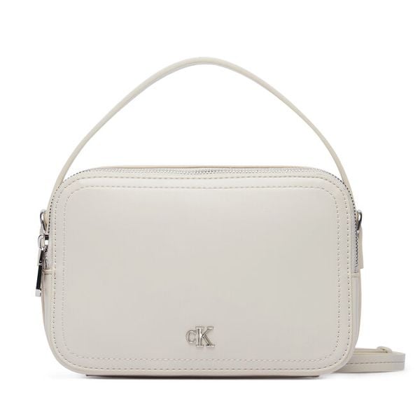 Torebka Calvin Klein. Białe torebki klasyczne Calvin Klein, bez wzorów, bez dodatków. Za 409.99 zł.