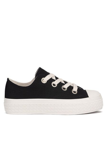 Jenny Fairy Trampki WFA2916-1 Czarny. Czarne trampki Jenny Fairy, bez wzorów, z materiału, bez zapięcia. Za 69.99 zł.