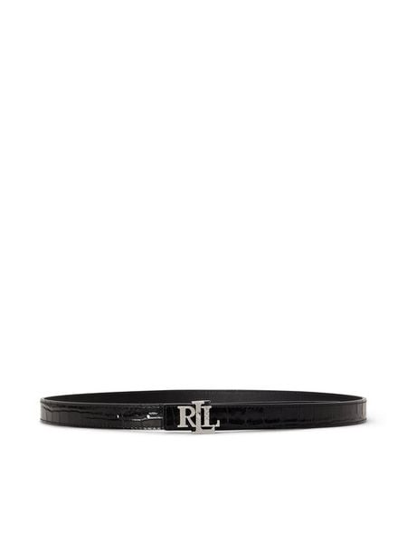 LAUREN RALPH LAUREN Pasek 412P18556001 Czarny. Czarne paski Lauren Ralph Lauren, bez wzorów, ze skóry. Za 469.99 zł.