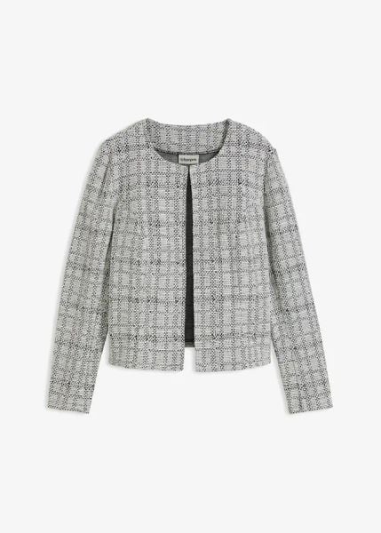 Kardigan z mieszanki bawełny. Czarne kardigany bonprix, bez wzorów, z bawełny. Za 129.99 zł.