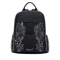 Plecak Desigual. Czarne plecaki Desigual, bez wzorów. Za 379.99 zł.