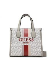 Torebka Guess. Szare torebki klasyczne Guess, z aplikacjami, bez dodatków. Za 679.99 zł.