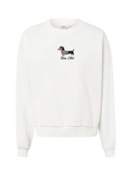 ONLY Bluza Kobiety Bawełna biały, L. Białe bluzy Only, l, bez wzorów, z bawełny, bez kaptura. Za 199.95 zł.