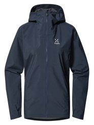 Haglöfs Kurtka funkcyjna "Korp Proof" w kolorze granatowym rozmiar: L. Niebieskie kurtki sportowe Haglöfs, l, bez wzorów, z materiału, bez kaptura, outdoorowe. Za 413.86 zł.