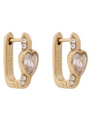 Guess Kolczyki JUBE06 365JW Złoty. Żółte kolczyki Guess, ze stali. Za 249.99 zł.