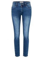 Timezone Dżinsy - Slim fit - w kolorze granatowym rozmiar: W31/L32. Niebieskie jeansy Timezone, l, z aplikacjami. Za 92.42 zł.