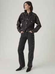Levi's Dżinsy "501 '90S" - Regular fit - w kolorze antracytowym rozmiar: W31/L32. Czarne jeansy Levi's®, l, z aplikacjami. Za 284.15 zł.