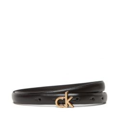 Pasek Damski Calvin Klein. Czarne paski Calvin Klein, bez wzorów. Za 179.99 zł.