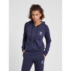 Damska bluza z kapturem zapinana na zamek Hummel Noni 2.0. Niebieskie bluzy Hummel, na wiosnę, m, bez wzorów, z bawełny, z kapturem. Za 217.15 zł.