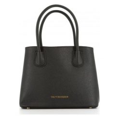 Trussardi Torebka Damska do Ręki TBITS02. Torby na ramię TRUSSARDI, bez wzorów, z materiału, do ręki, bez dodatków. Za 317.00 zł.