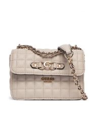Guess Torebka Nadira Mini HWQG84 24780 Beżowy. Brązowe torebki klasyczne Guess, z aplikacjami, ze skóry, bez dodatków. Za 589.99 zł.