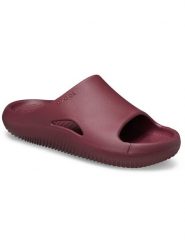 Crocs Klapki "Mellow Recovery Slide" w kolorze czerwonym rozmiar: 39/40. Czerwone klapki Crocs, bez wzorów, z otwartym noskiem, bez obcasa. Za 87.45 zł.