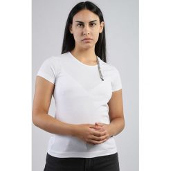 Diesel Clothes Koszulka w kolorze białym rozmiar: XS. Białe bluzki Diesel Clothes, xs, bez wzorów, z bawełny, bez kołnierzyka, bez ramiączek. Za 88.43 zł.