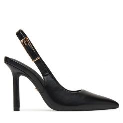 Szpilki DeeZee. Czarne szpilki DeeZee, bez wzorów, bez obcasa, na szpilce, bez zapięcia. Za 139.99 zł.