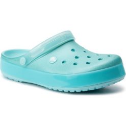 Klapki CROCS - Crocband Ice Pop Clog 205574 Ice Blue. Niebieskie klapki Crocs, bez wzorów, z tworzywa sztucznego, bez obcasa. W wyprzedaży za 169.00 zł.