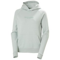 Bluza damska Helly Hansen Core. Zielone bluzy Helly Hansen, uniwersalny, bez wzorów, z bawełny, bez kaptura. Za 342.50 zł.