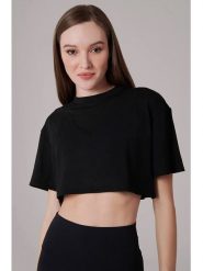 Onamaste Koszulka sportowa w kolorze czarnym rozmiar: S/M. Czarne koszulki sportowe Onamaste, bez wzorów, z bawełny, bez ramiączek, outdoorowe. Za 76.95 zł.