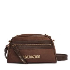 Torebka LOVE MOSCHINO. Brązowe listonoszki Love Moschino, bez wzorów, bez dodatków. Za 859.99 zł.