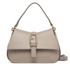 Torebka Furla. Brązowe torebki klasyczne Furla, bez wzorów, bez dodatków. Za 1,719.00 zł.