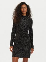 Guess Sukienka koktajlowa Elizabeth W4BK15 KCGJ2 Czarny Slim Fit. Czarne sukienki Guess, m, z aplikacjami, z syntetyku, wizytowe, bez kołnierzyka, bez ramiączek. Za 299.99 zł.