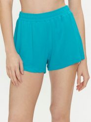 Calvin Klein Swimwear Szorty materiałowe KW0KW02441 Turkusowy Regular Fit. Niebieskie szorty Calvin Klein Swimwear, bez wzorów, z materiału. Za 132.99 zł.