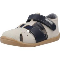 Sandały TITANITOS L500 CRISTIAN Niebieski. Niebieskie sandały TITANITOS, bez wzorów, ze skóry, sportowe, bez obcasa, bez zapięcia. Za 186.99 zł.