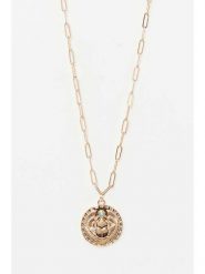 Côme Pozłacany naszyjnik z zawieszką - dł. 55 cm rozmiar: onesize. Niebieskie naszyjniki Côme, pozłacane. Za 61.31 zł.
