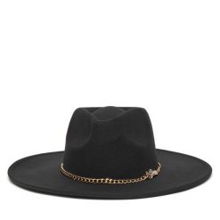 Kapelusz Guess. Czarne kapelusze Guess, z aplikacjami. Za 239.99 zł.